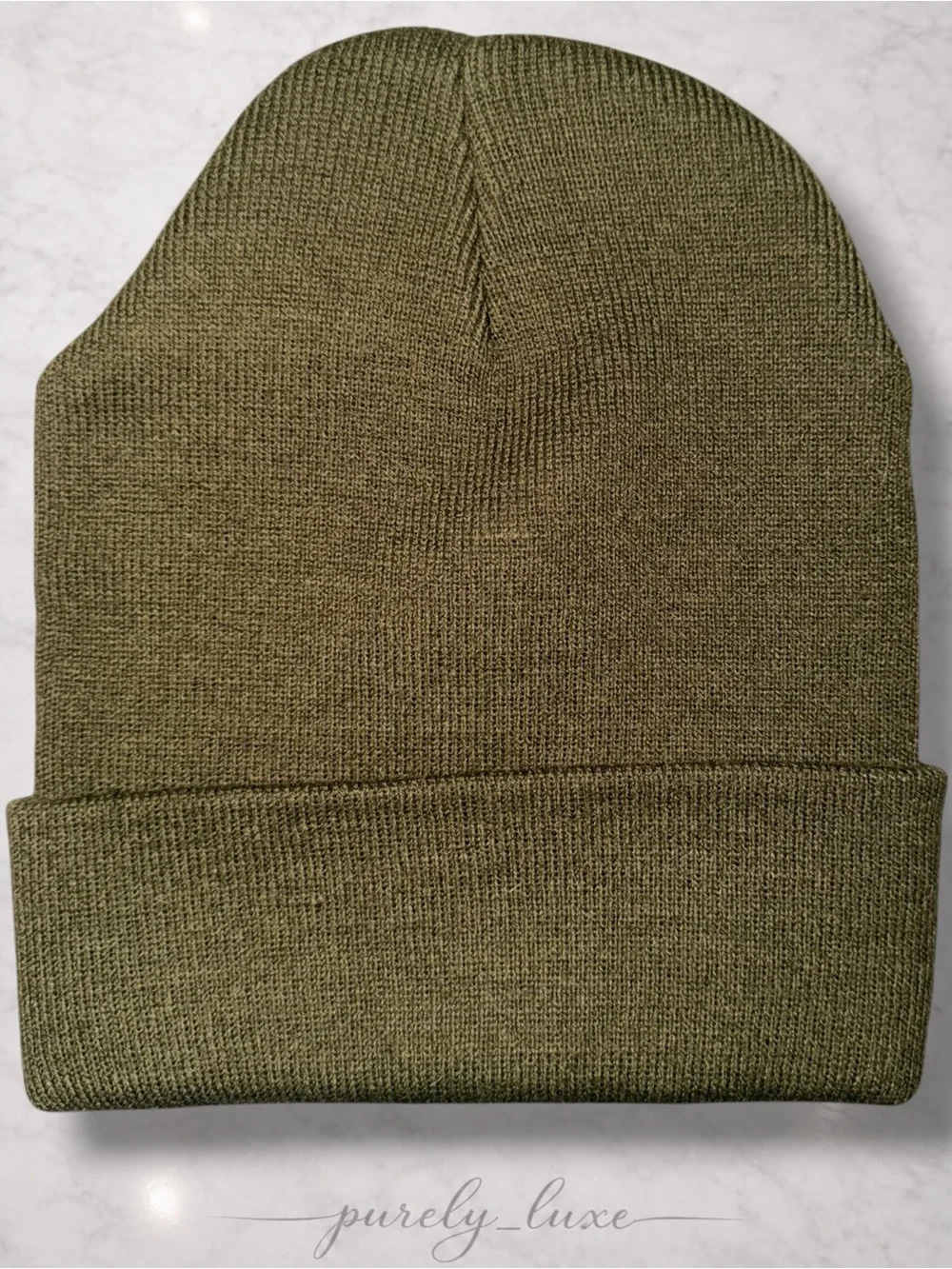 Timberland Olive Green Knit Beanie